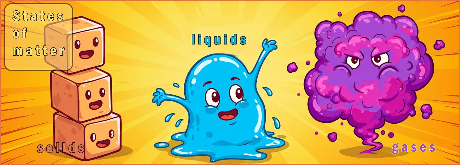  3 states of matter header image